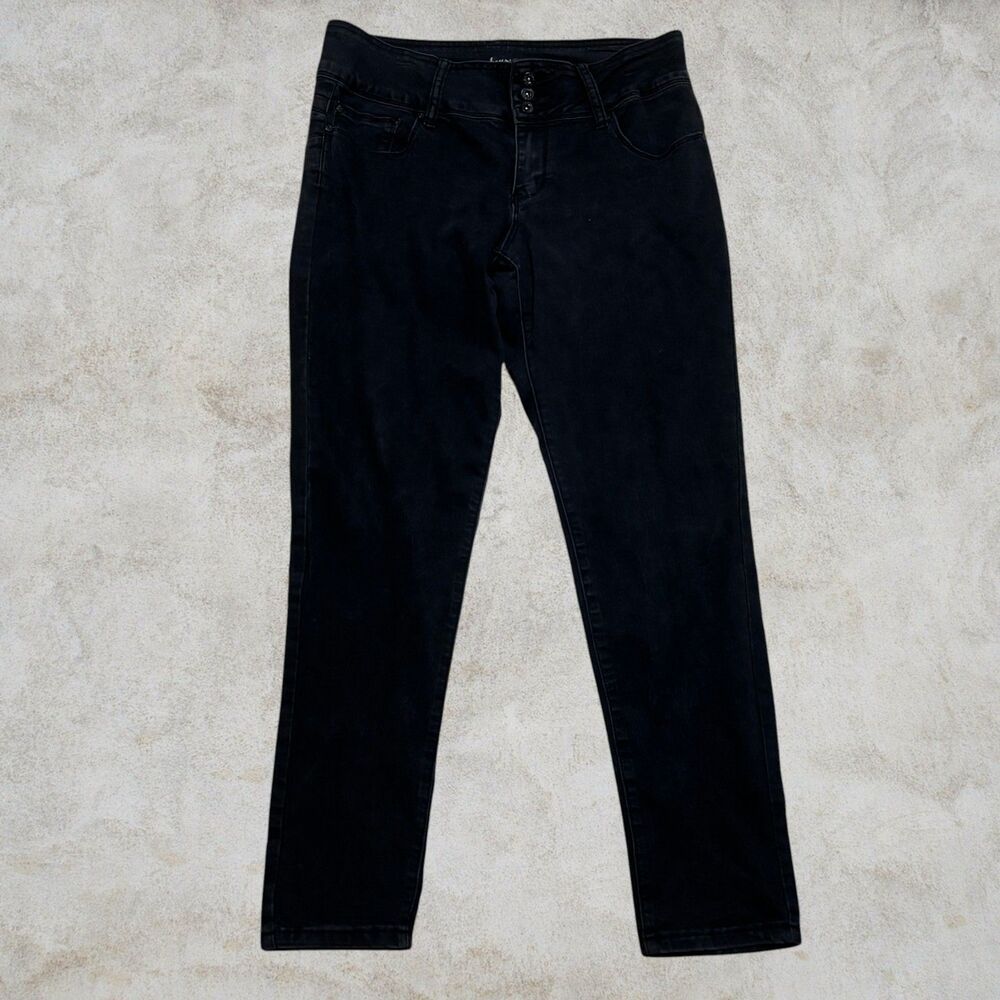 Monkey Ride Jeans Black Three Button Skinny Jeans size 13